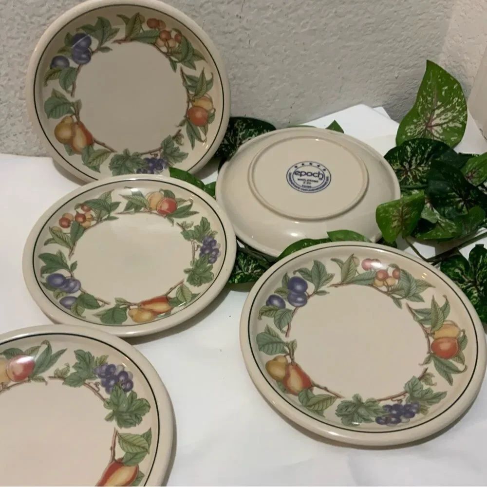 Epoch by Noritake Salad Plates 7.5”wholesome Korea E 211 Set Of 5 A14